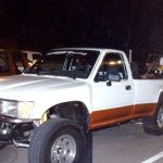 Toyota Pick-Up Front Fenders - 1989- '95 - 4 Wheel Drive, Flat Top 4" Bulge